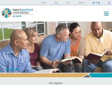 Tablet Screenshot of fbcjonesboro.com